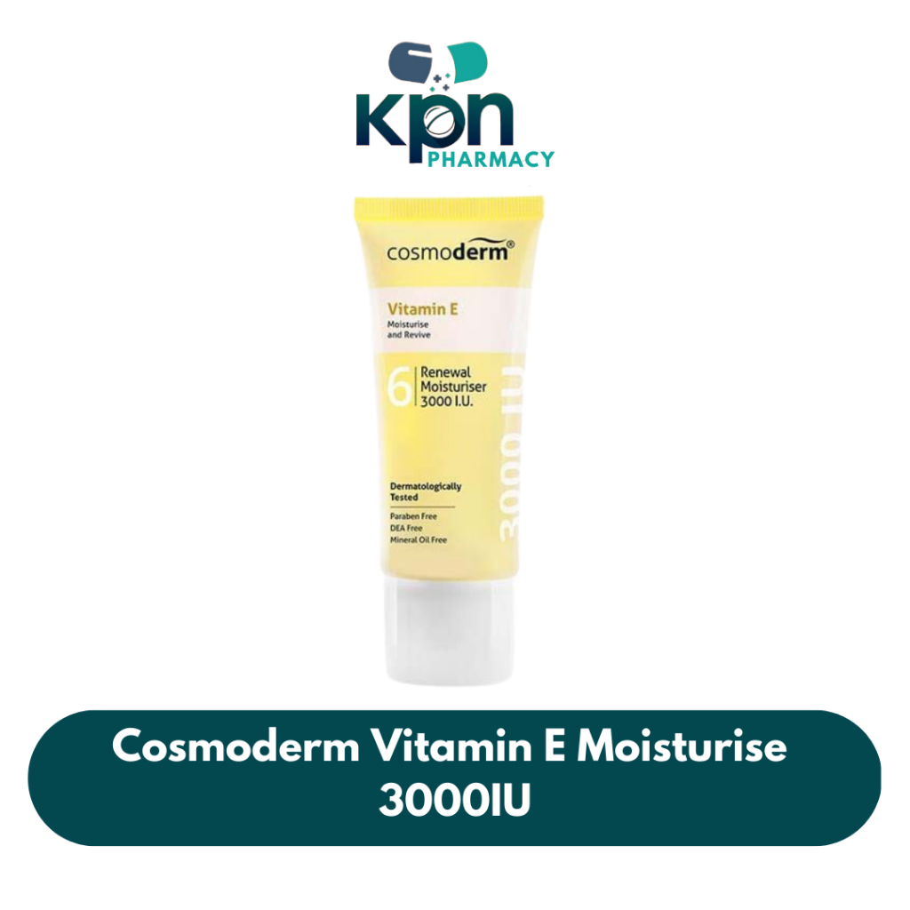 Cosmoderm Vitamin E Cream 3000 IU (50ml) Krim Vitamin E (EXP DATE JAN ...