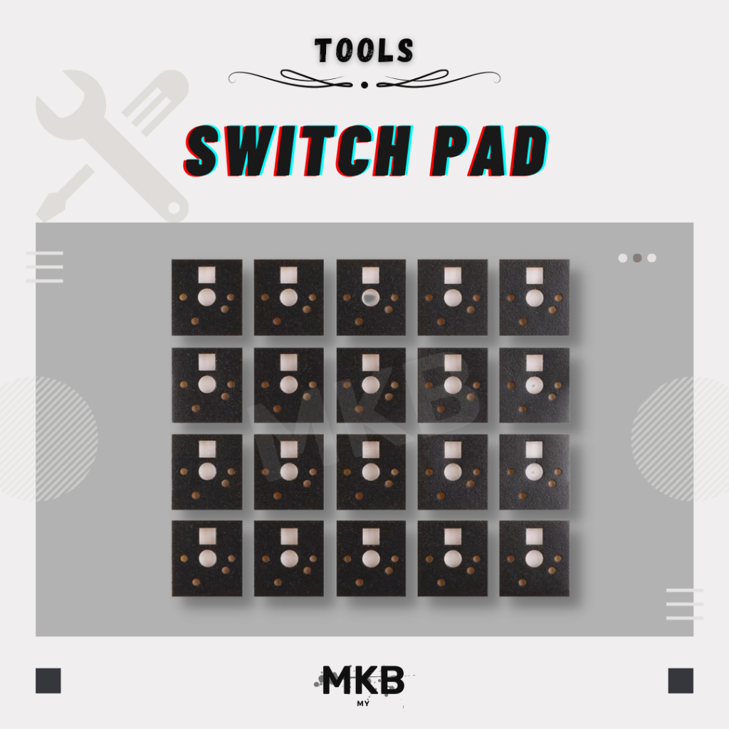 [READY STOCK] Switch Pad PE Poron Foam for Mechanical Keyboard Switches