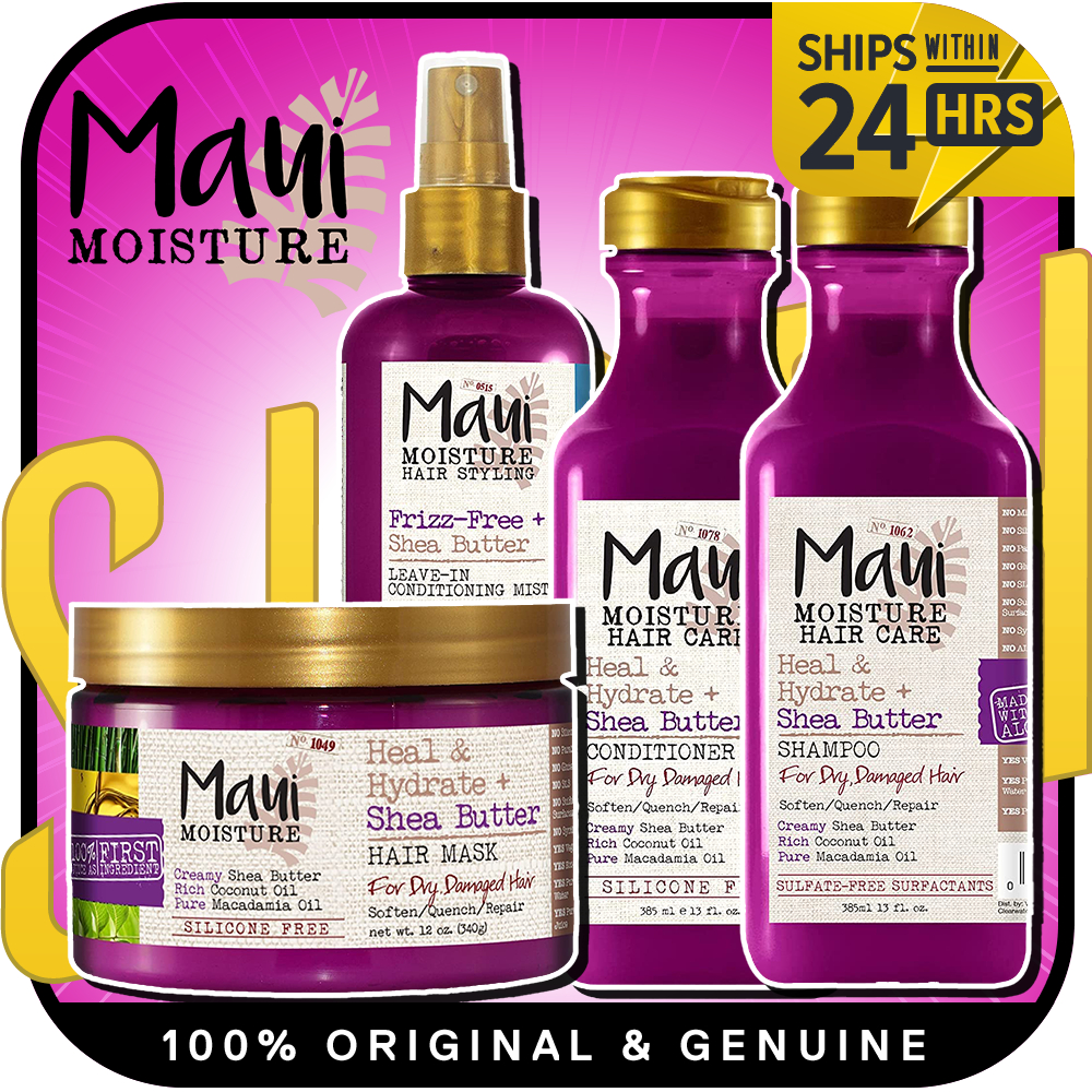 Maui Moisture Heal And Hydrate Shea Butter Hair Mask Shampoo