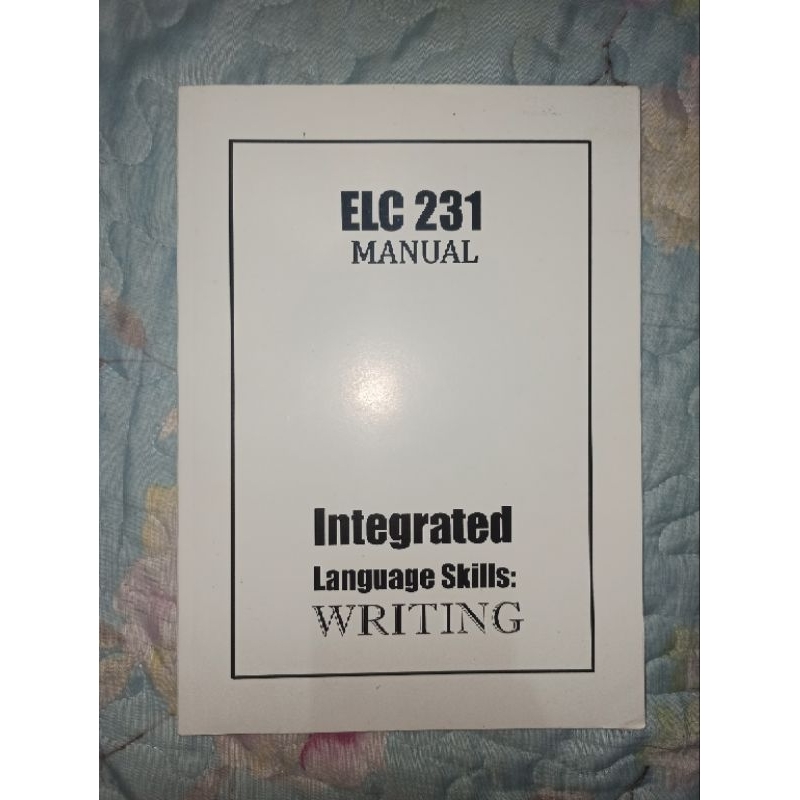 Elc231 Integrated Language Skills Writing Uitm Shopee Malaysia