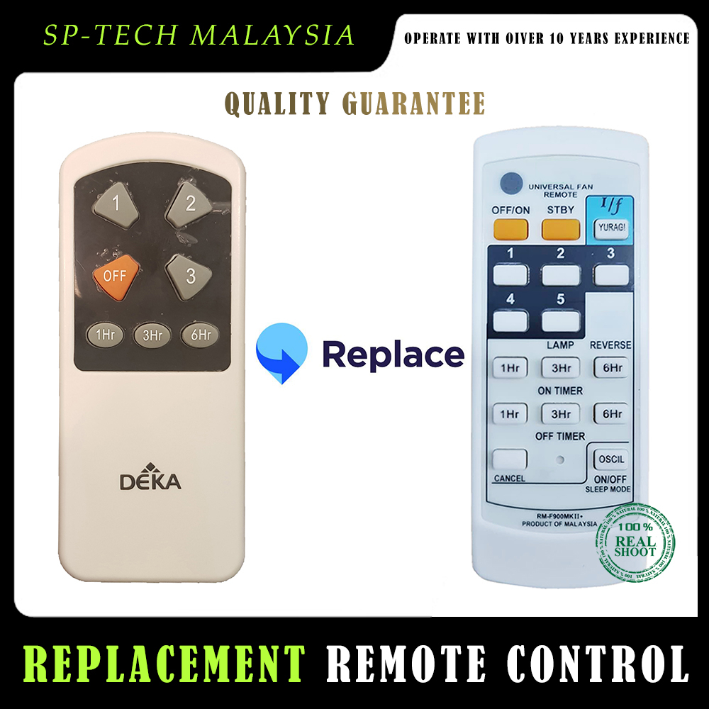 DEKA FAN REMOTE CONTROL [REPLACEMENT] Shopee Malaysia