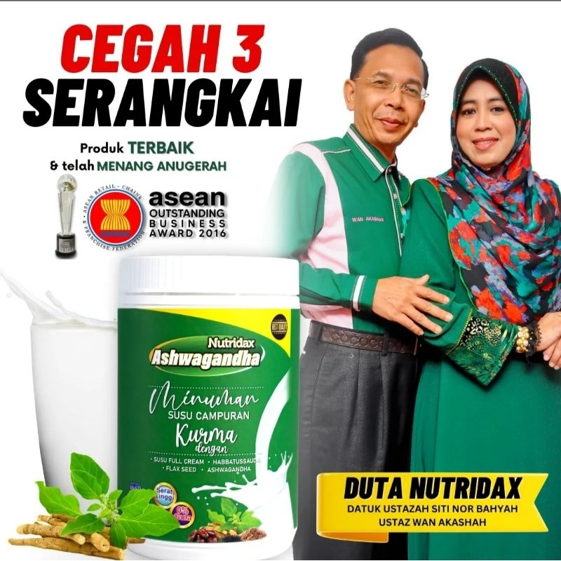 Nutridax Ashwagandha Minuman Susu Campuran Merawat Masalah 3 Serangkai Shopee Malaysia 9785