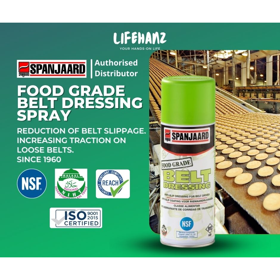 Spanjaard Food Grade Belt Dressing Spray400ml Shopee Malaysia