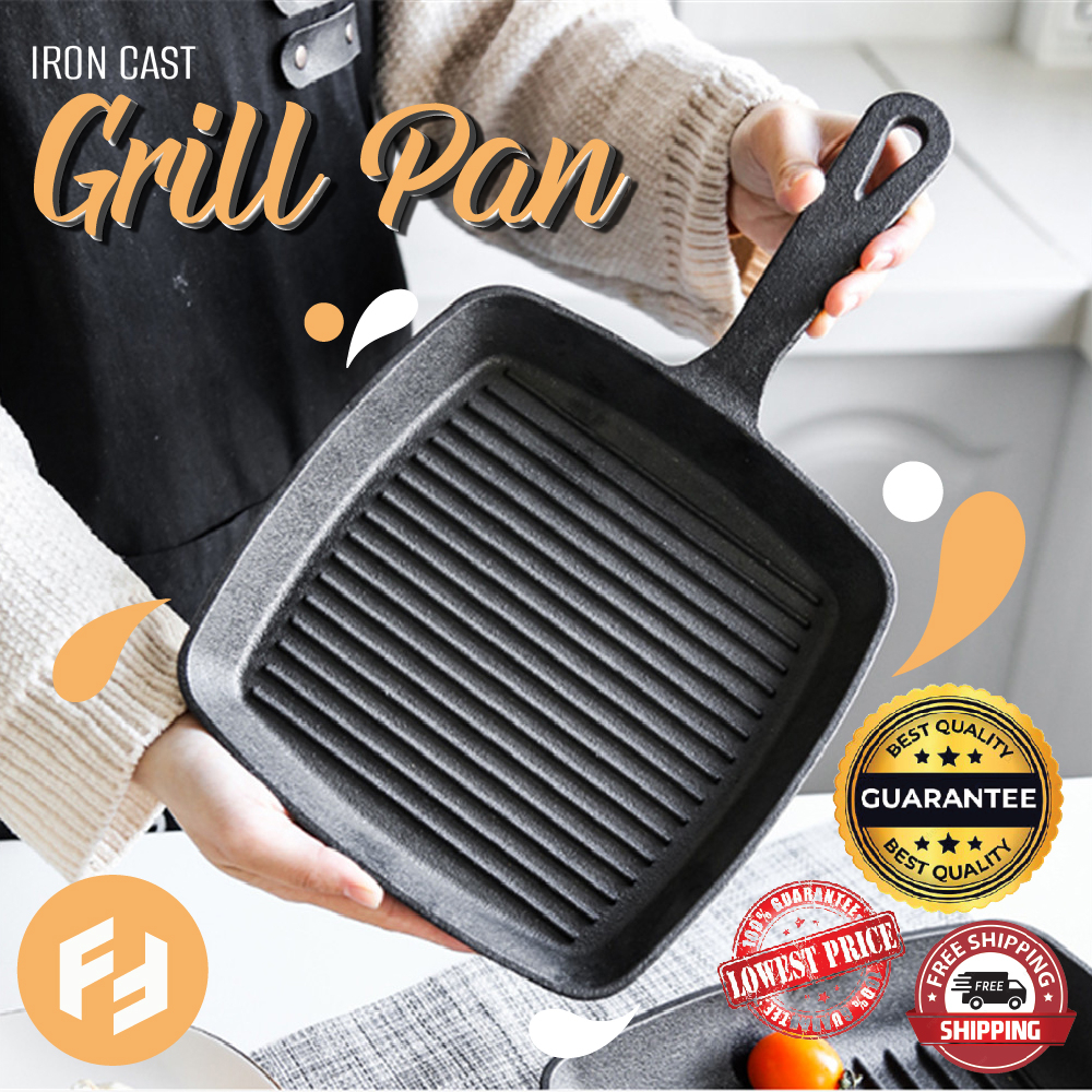 Iron cast clearance grill pan