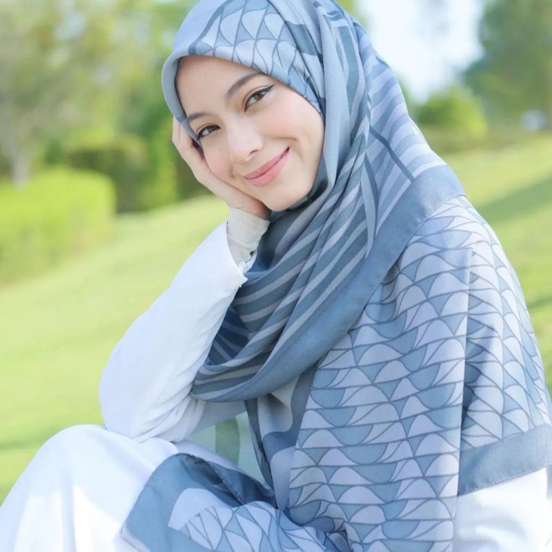 Bawal Cotton, Satin By Hijab Galeria Bidang 60' | Tudung Labuh, Bawal ...