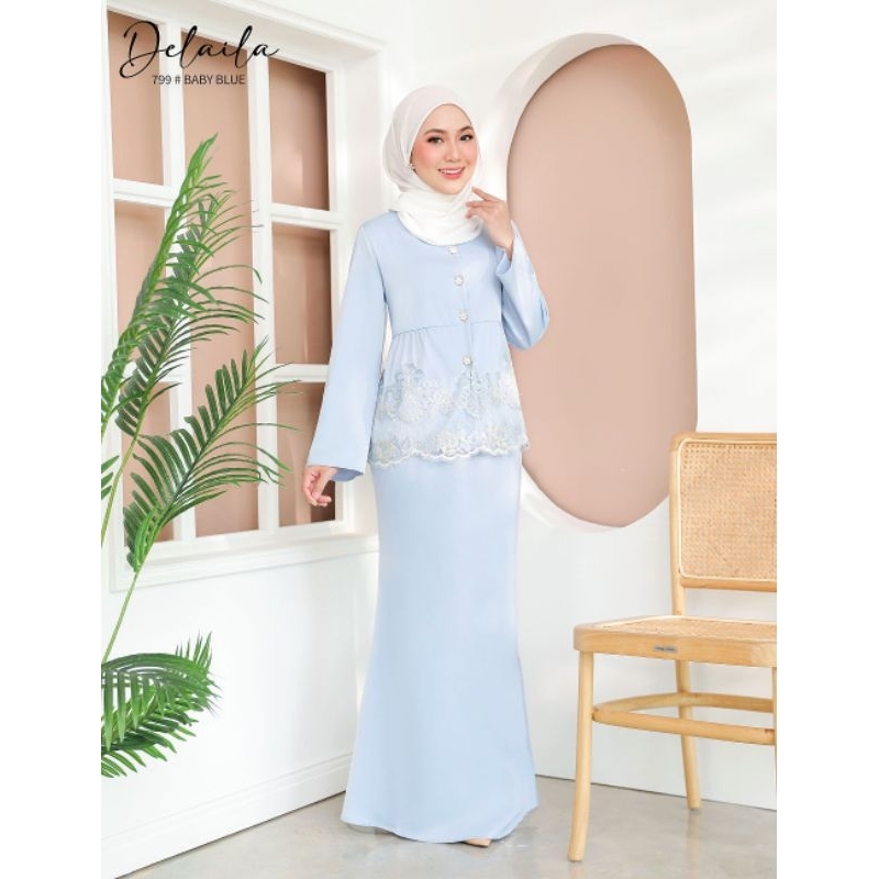 Baju Kurung Exclusive Kurung Moden Lace Mini Kurung Satin Baju