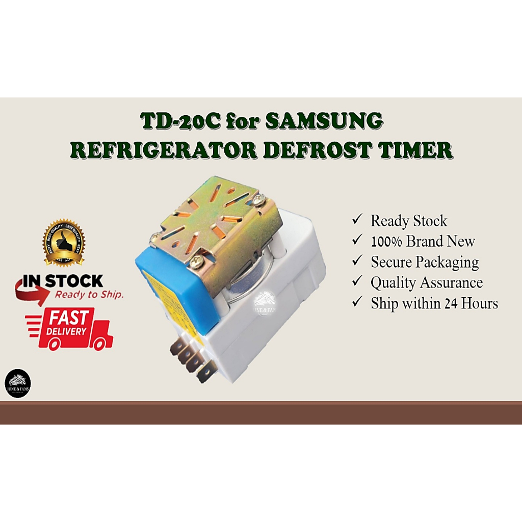 SAMSUNG TD-20C REFRIGERATOR DEFROST TIMER FREEZE TIMER | Shopee Malaysia