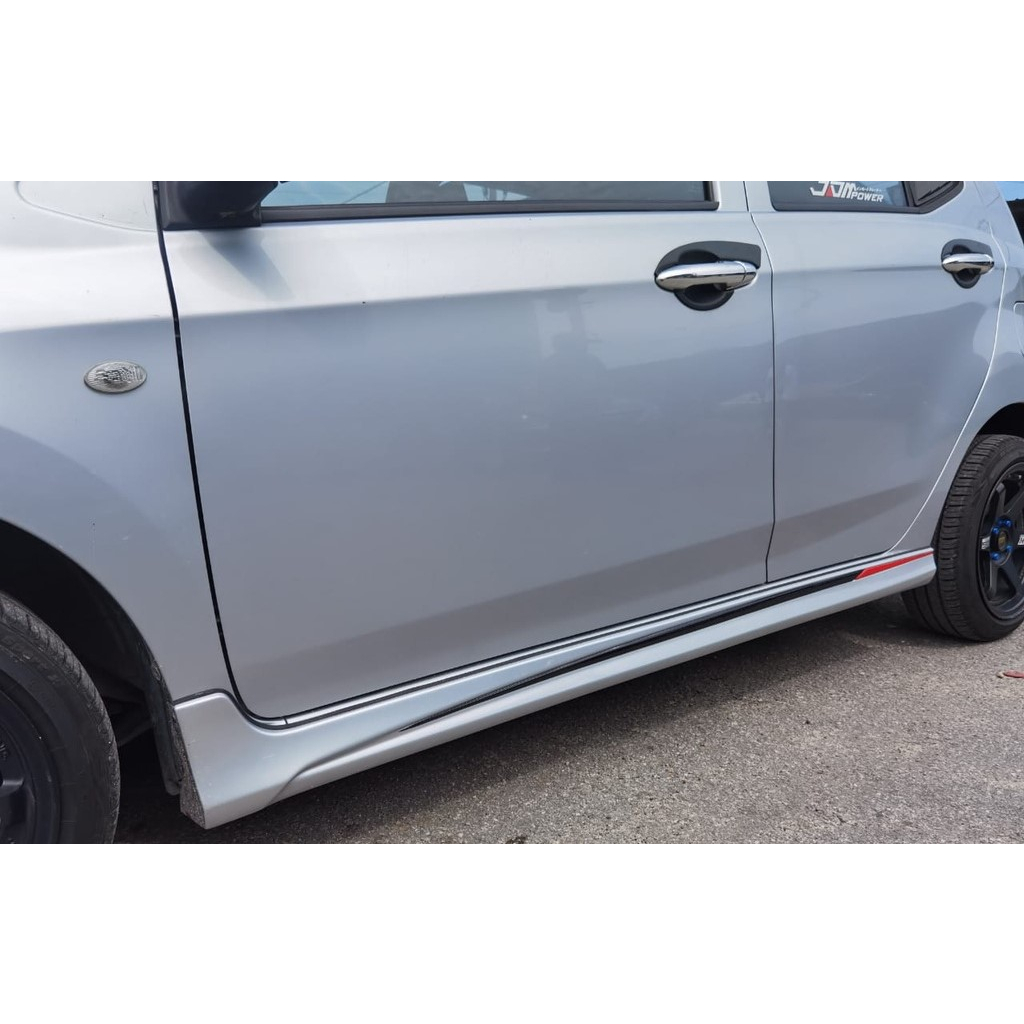 Perodua Axia St Generation Agya Style Trd Skirting Body Kit Abs