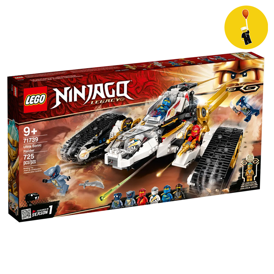 LEGO NINJAGO 71739 Legacy Ultra Sonic Raide (Condition as photo show ...