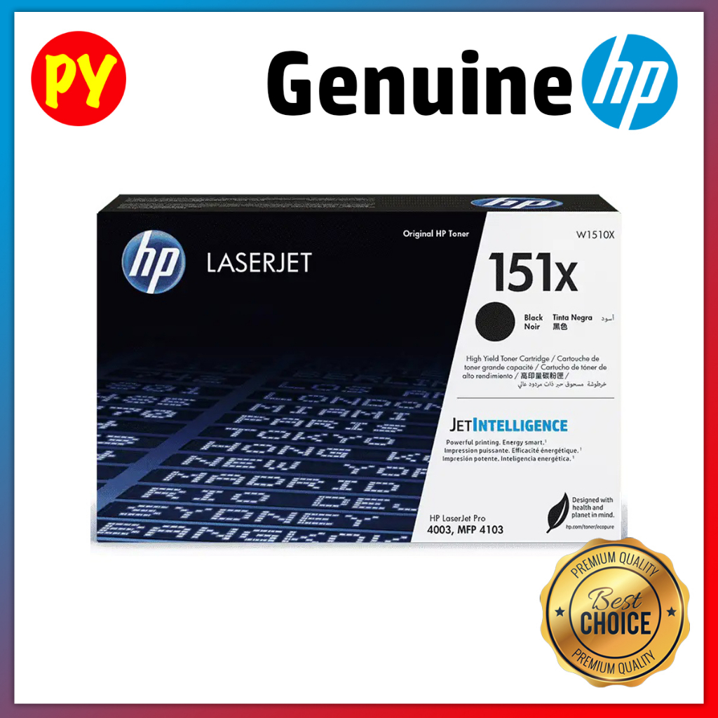 Hp 151a 151x Black Original Laserjet Toner Cartridges Hp151a W1510a Hp151x W1510x Shopee 