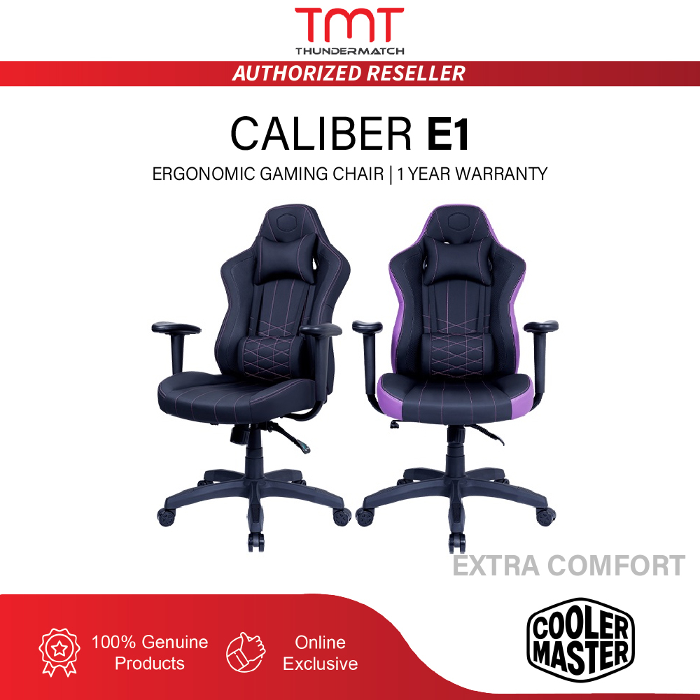 Cooler Master Caliber E1 Ergonomic Gaming Chair | Shopee Malaysia