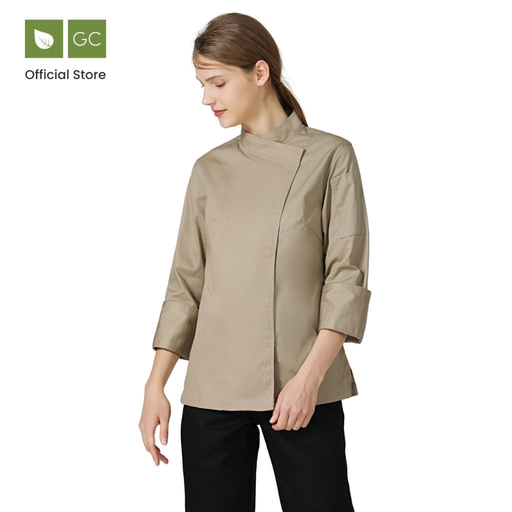 Rosemary Khaki Women Chef Jacket Shopee Malaysia