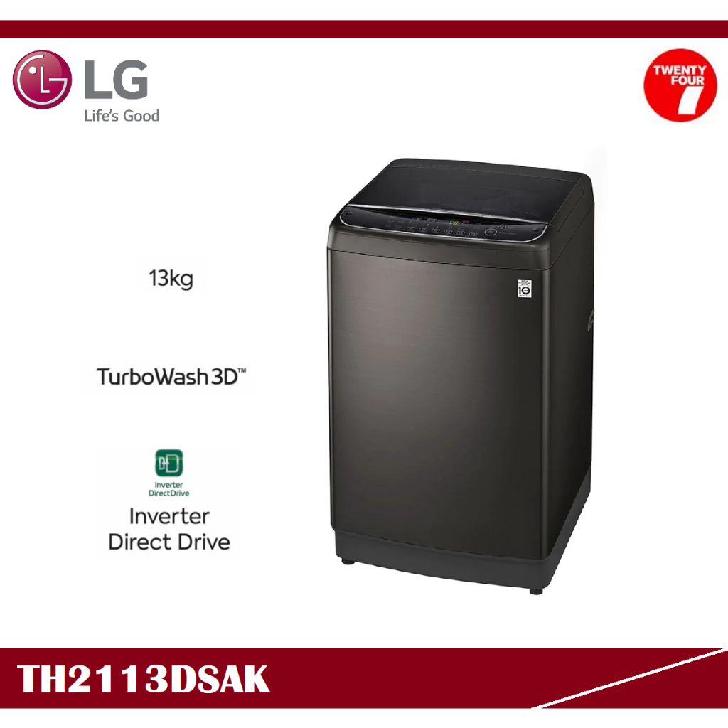 [ Delivered by Seller ] LG 13kg Top Load Washing Machine / Washer with