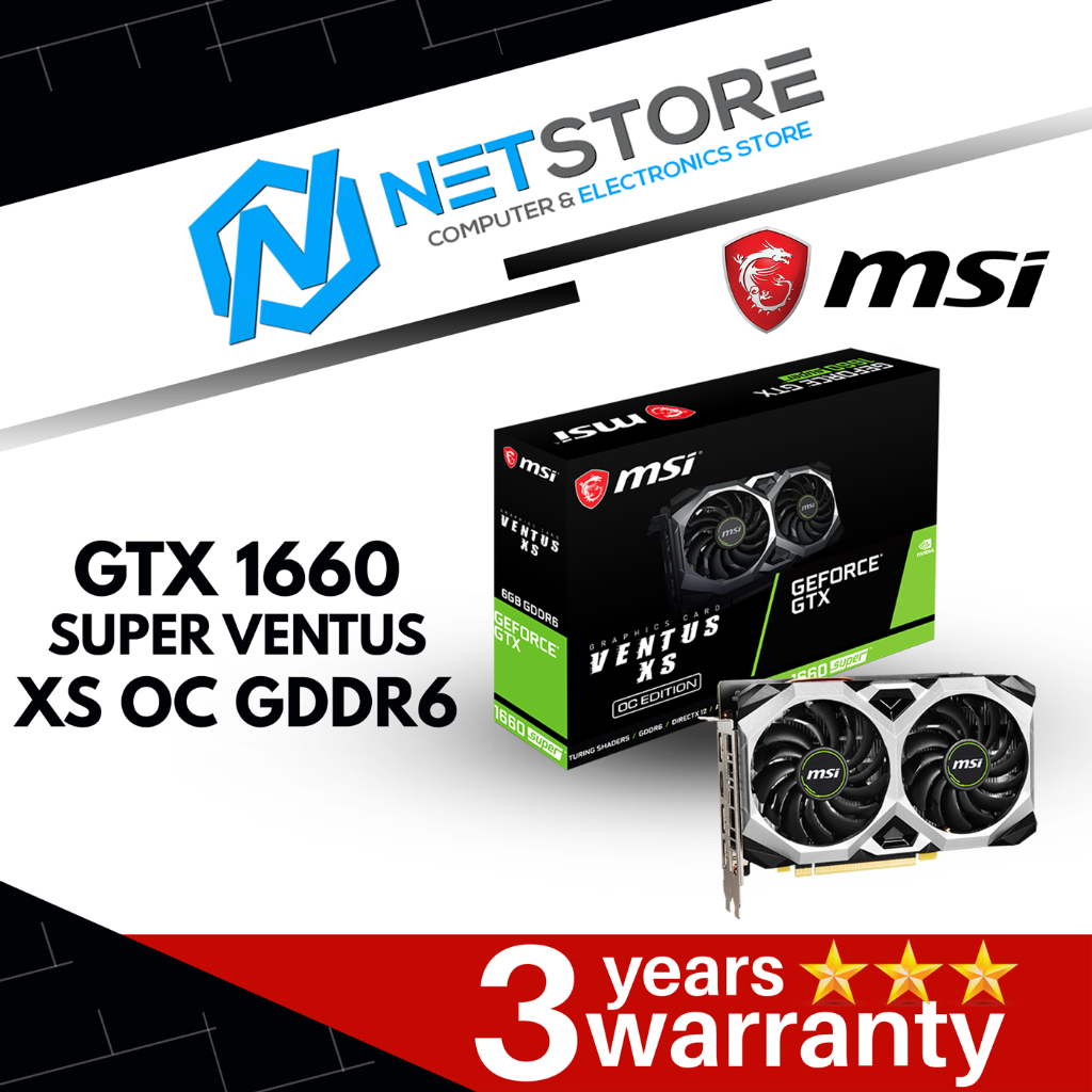 Msi ventus xs oc online gtx 1660 super 6gb