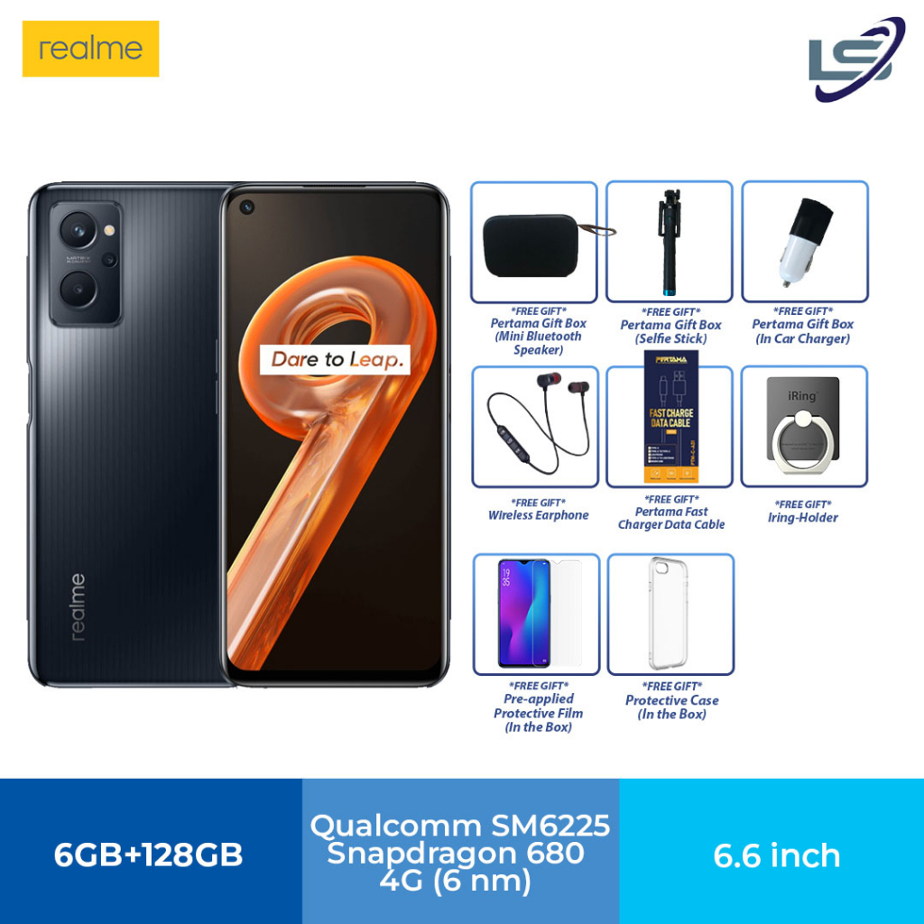 Realme 9i | 6GB+128GB | Snapdragon 680 6nm Processor | 33W Dart Charge ...