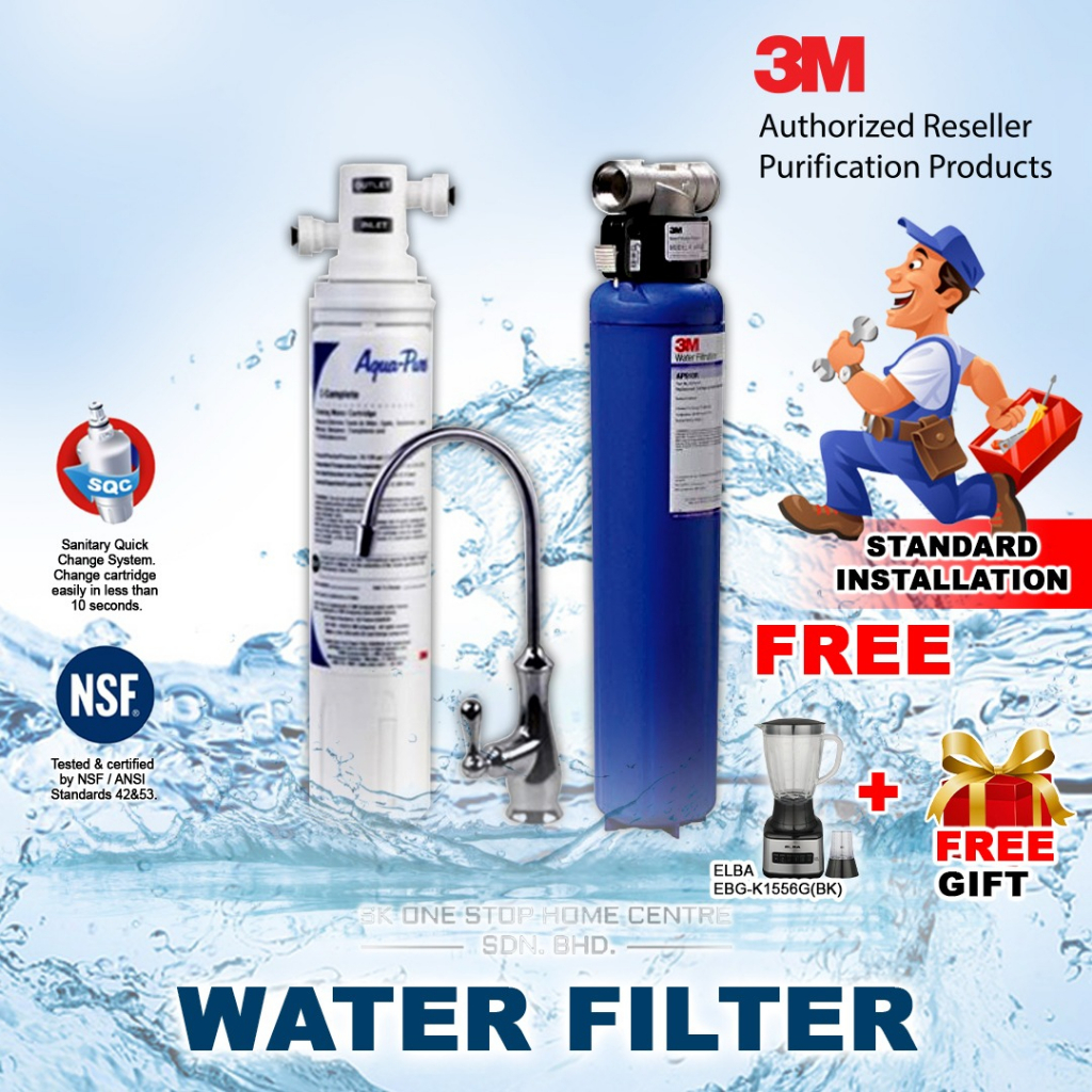 (BUNDLE) 3M AP902 OUTDOOR FILTER + 3M AP EASY COMPLETE DRINKING WATER