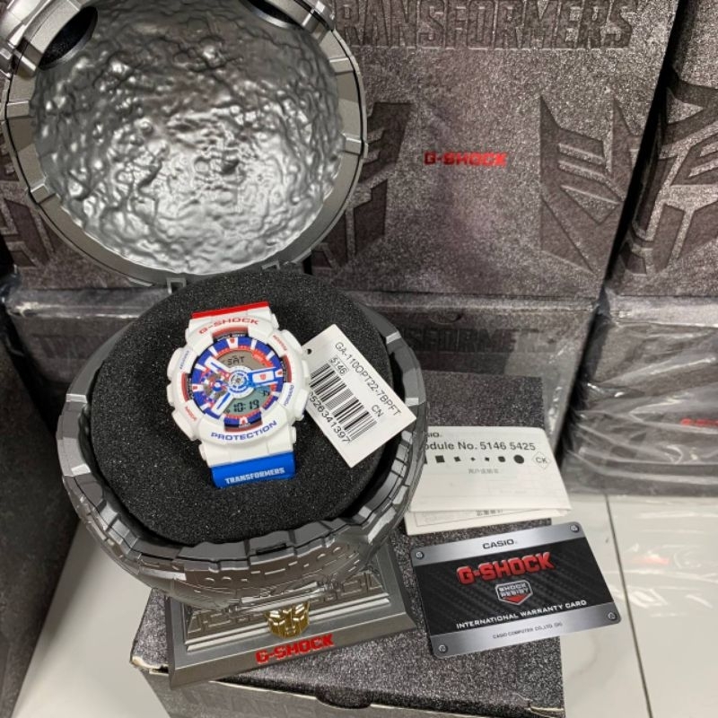 CASIO G-SHOCK X TRANSFORMERS GA-110OPT22-7BPFT Shopee Malaysia