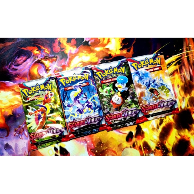 Original Pokemon Tcg Booster Pack Original Scarlet & violet/Astral ...