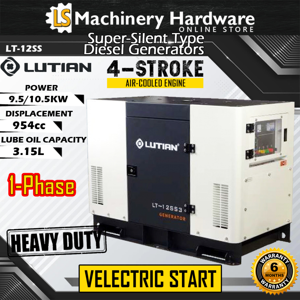 LUTIAN 10kw SuperSilent Type Diesel Generators Alternator LT12SS