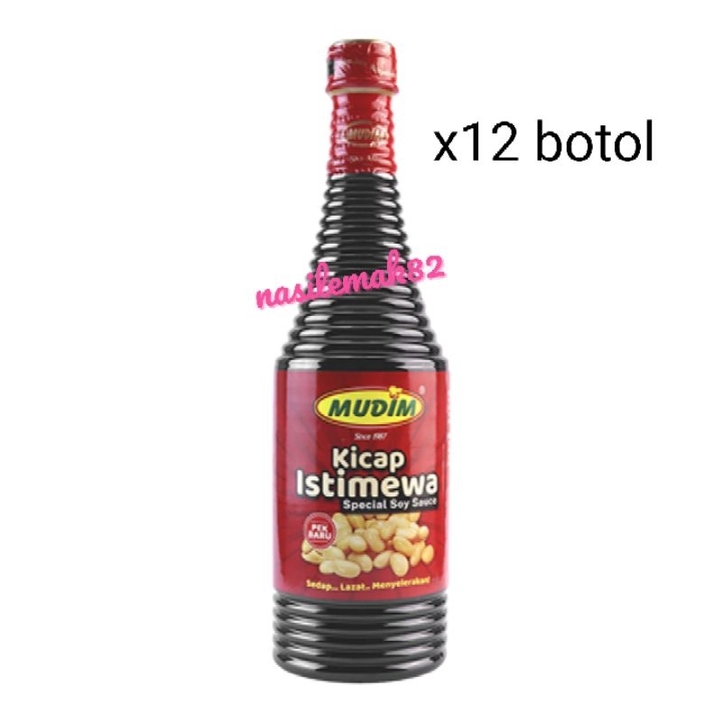 Mudim Borong Kicap 450gram Dan Sos 415gram X 12botol 1 Carton