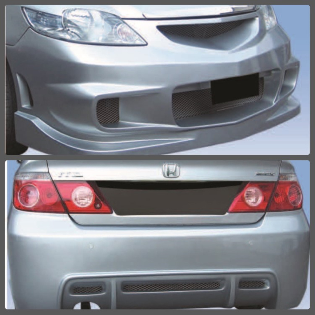 Honda City 4th Generation 2006 ING Bumper Body Kit Fiber Ready Stock