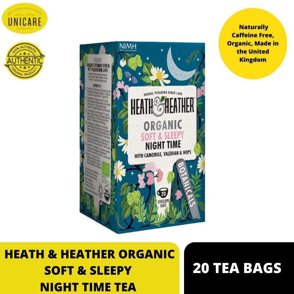 HEATH & HEATHER ORGANIC SOFT & SLEEPY NIGHT TIME WITH CAMOMILE