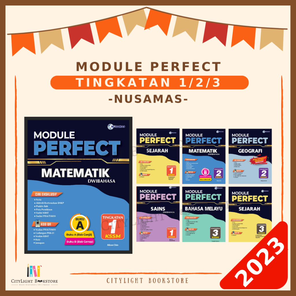 [CITYLIGHT] Buku Latihan 2023: Module Perfect Tingkatan 1 / 2 / 3 ...