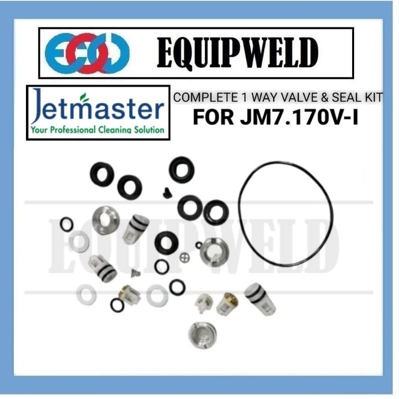 SPARE PART JETMASTER COMPLETE ONE WAY VALVE AND SEAL KIT FOR JM7.170V