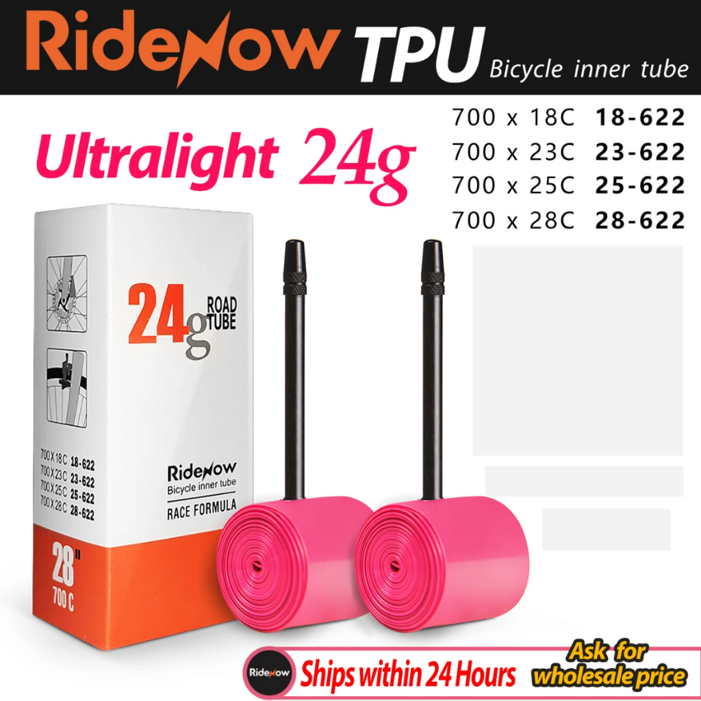 RIDENOW world lightest 24g road bike fixie 700c inner tube presta 45mm ...