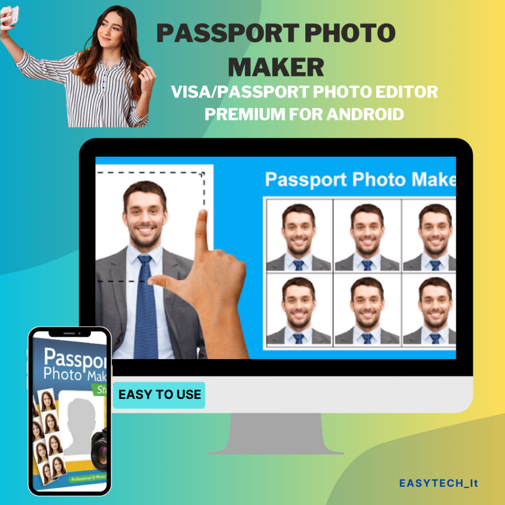 📭Passport Photo Maker VISA/Passport Photo Editor Premium for Android📭