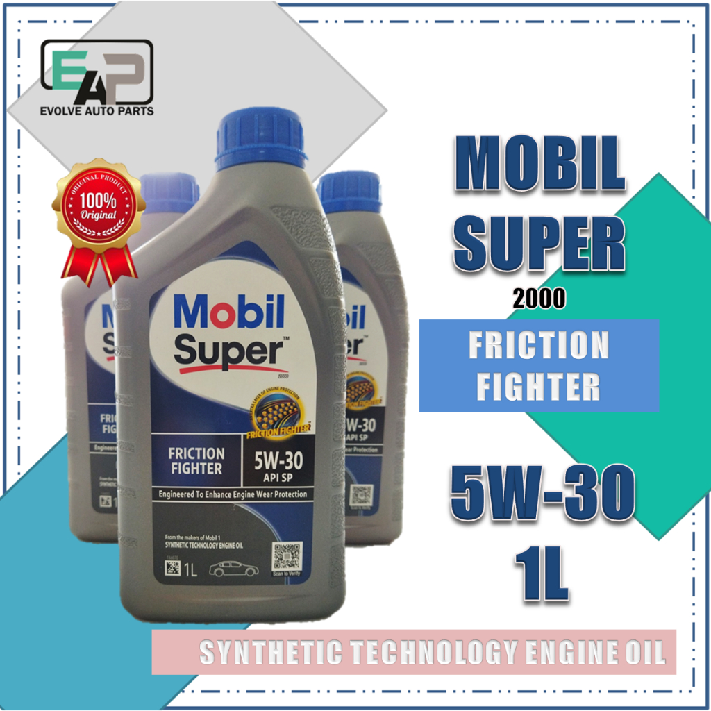 MOBIL SUPER 2000 5W-30 1Liter - ORIGINAL | Shopee Malaysia