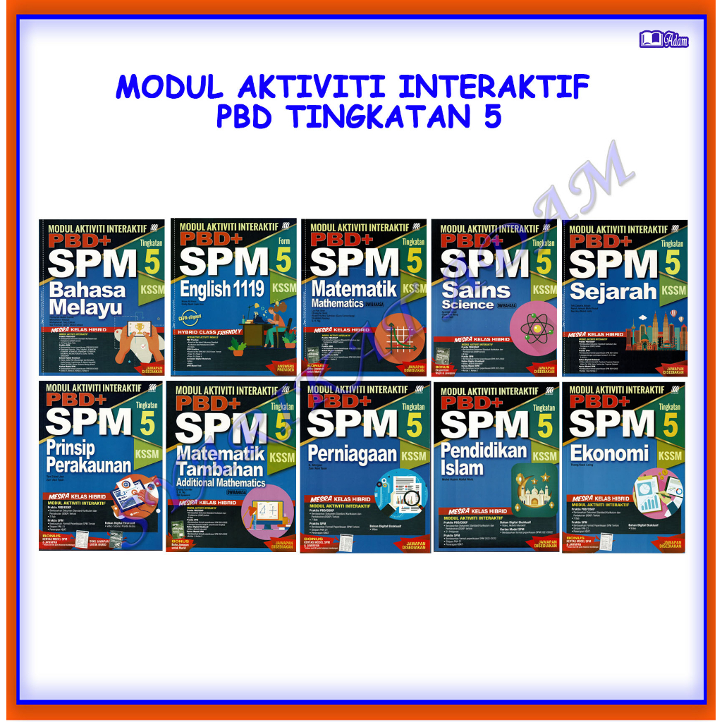 Adm Buku Latihan Spm Modul Aktiviti Interaktif Pbd Tingkatan Shopee Malaysia