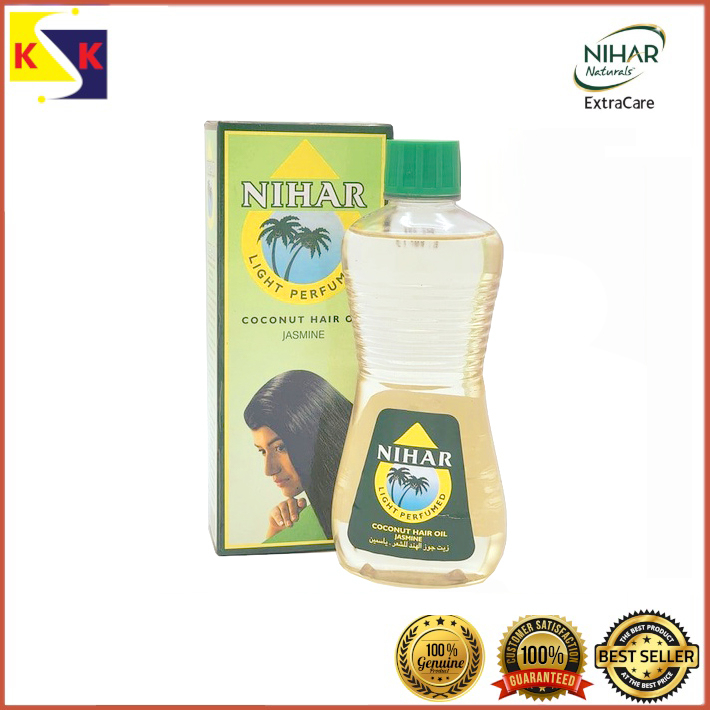 NIHAR LIGHT JASMINE COCONUT HAIR OIL 90/190/400ML Shopee Malaysia