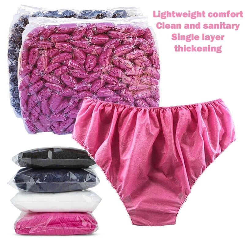 10 HELAI! Panties Pakai Buang Panties Period Panties Bersalin