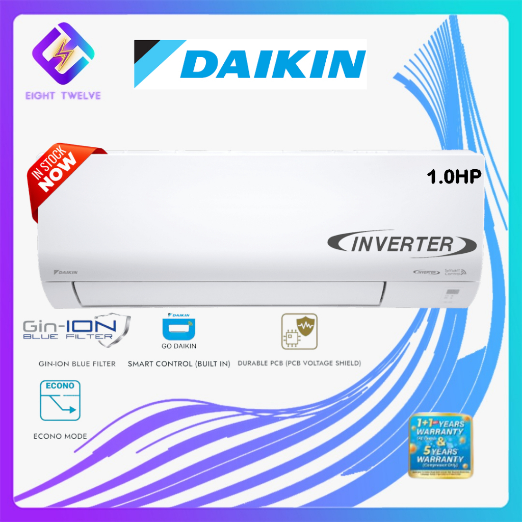 Daikin New R32 Inverter Non Inverter Air Conditioner Penyaman Udara 1