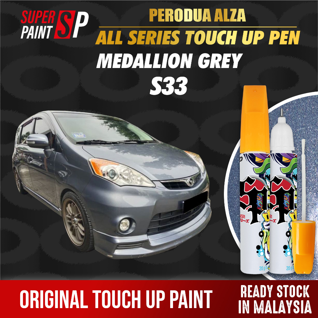 PERODUA ALZA 】Car Touch Up Pen All Color Touch Up Paint Scratches Pro ...