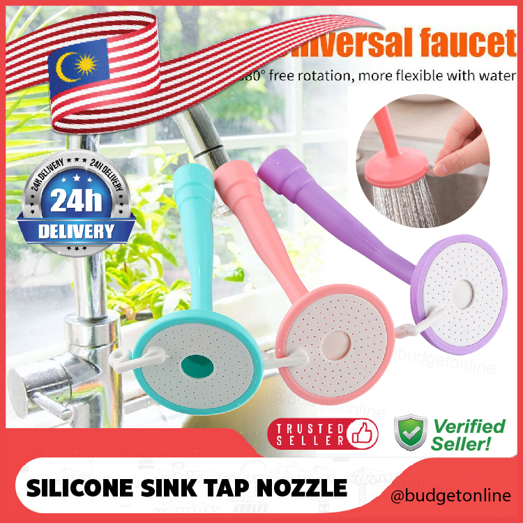 Silicone Kitchen Faucet Water Filter Sprinkler Extender Water Tap Sink ...