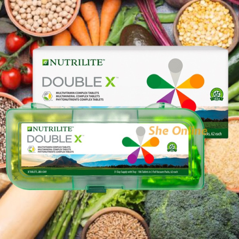 Amway NUTRILITE NEW DOUBLE X (New Refill/ Tray Pack) Multivitamin