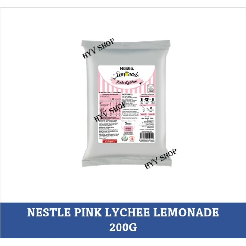 Nestle Pink Lychee Lemonade 200g Shopee Malaysia