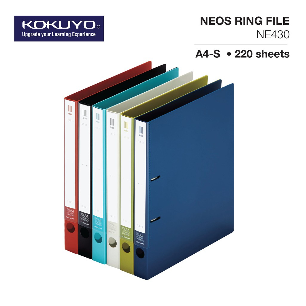 KOKUYO FU-NE430 Neos Series Ring File A4-S Fail Cincin Siri KOKUYO FU ...