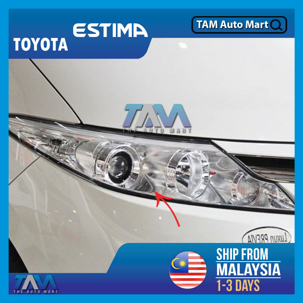 Toyota Estima ACR50 (2006 - 2024) Headlamp Plastic Cover Car ...