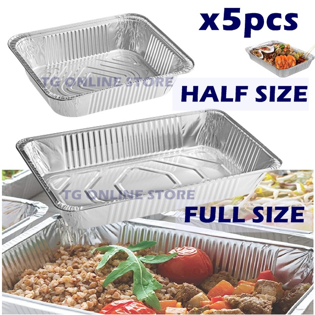 5set-pkt-disposable-aluminium-foil-tray-full-size-baking-tray