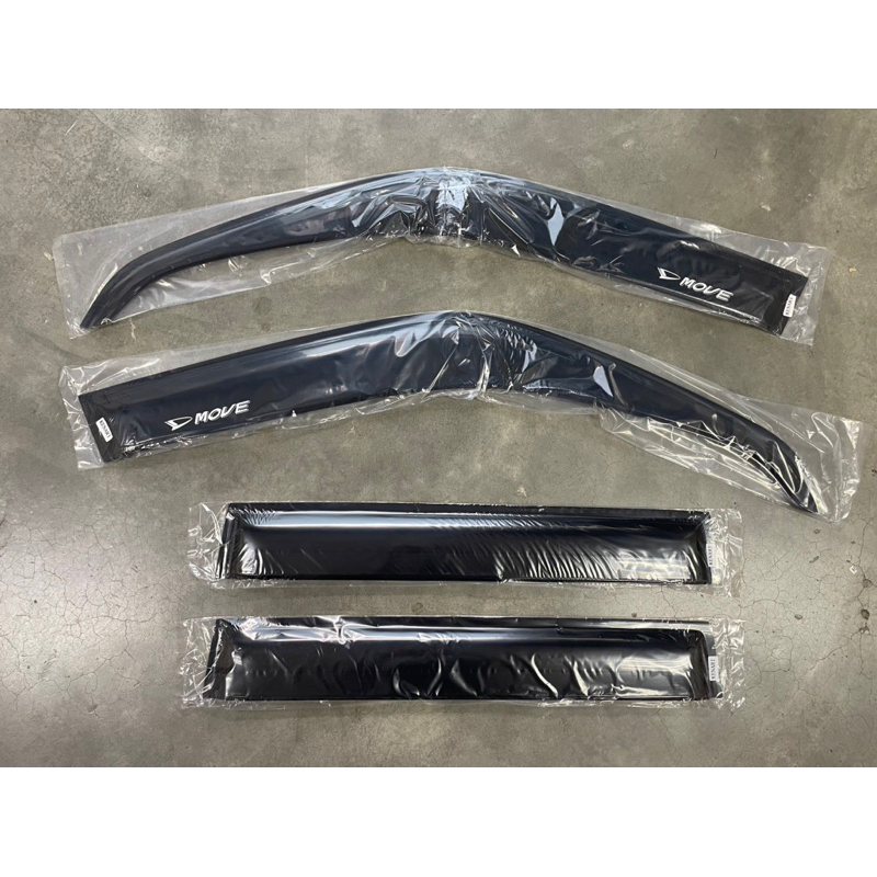 Perodua Kenari Door Visor MOVE DESIGN Big 4” / 10cm (High Quality