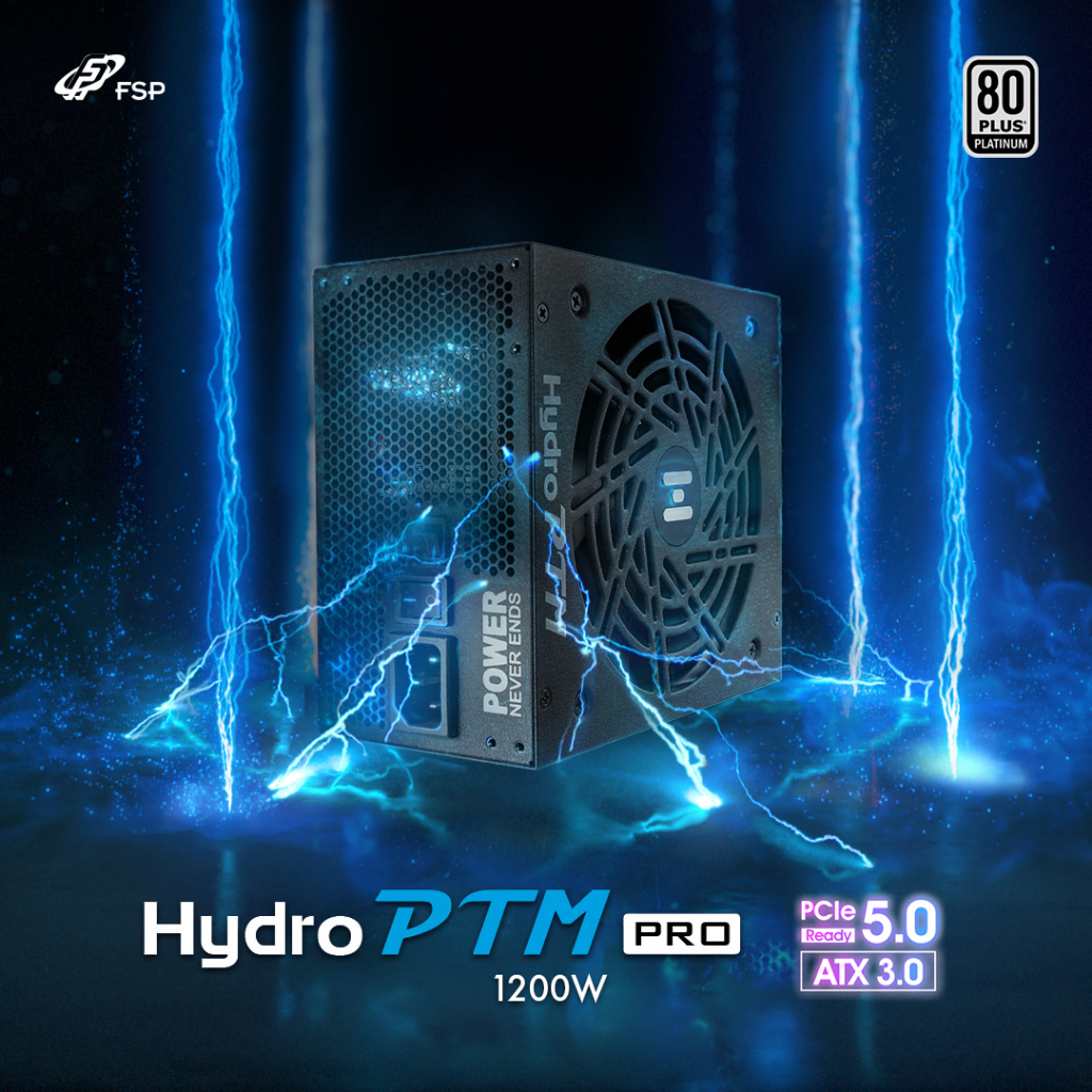 FSP Hydro PTM Pro 1000W PCIe5 ATX3.0 80 Plus Platinum