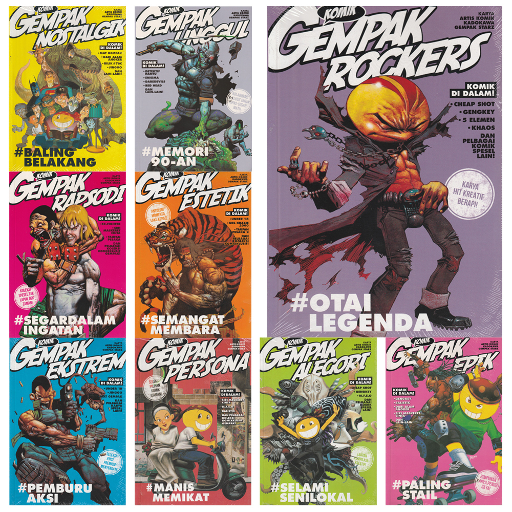 GEMPAKSTARZ | KOMIK | KOLEKSI GEMPAK (NOSTALGIC/ UNGGUL/ RAPSODI ...