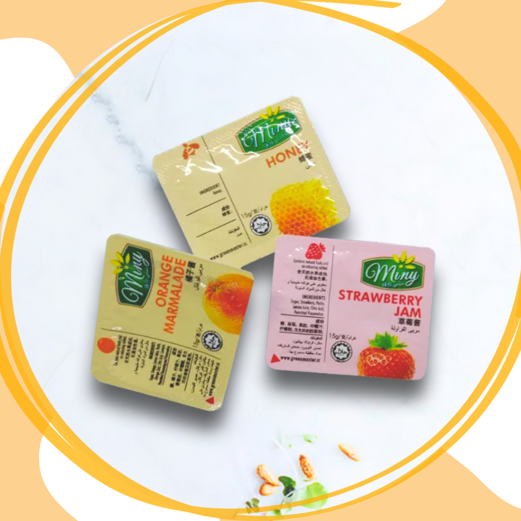 Miny Jam and Honey Spreads 15g | Honey, Strawberry, Orange Marmalade ...