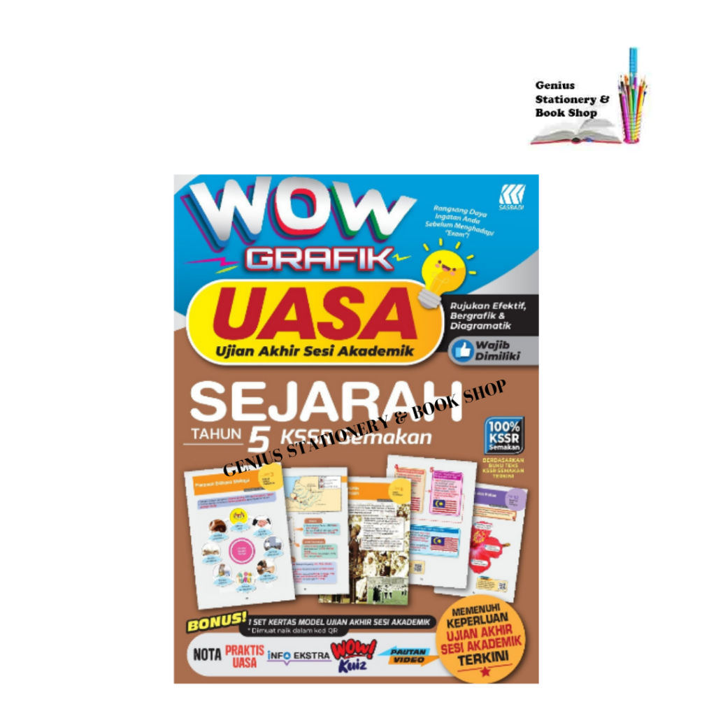 Buku Rujukan Wow Grafik Uasa Kssr Sejarah Tahun Shopee Malaysia