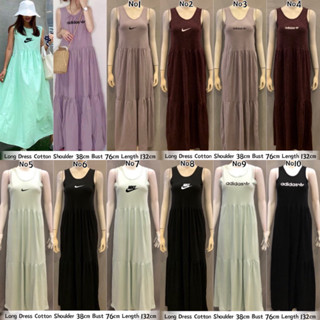 NEW Long Dress Cotton Dress Labuh Jubah Labuh Singlet Dress