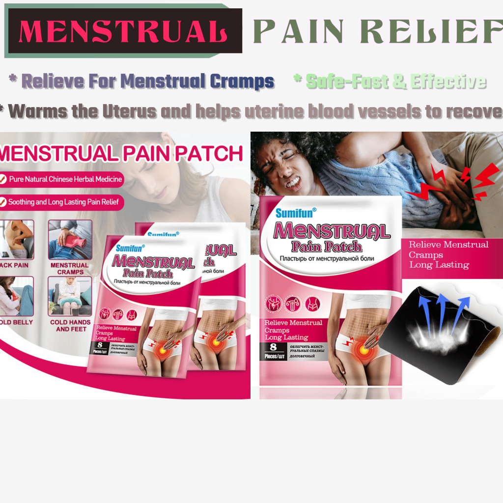 Menstrual Pain Patch Abdominal Chills Dysmenorrhea Period Pain Relief