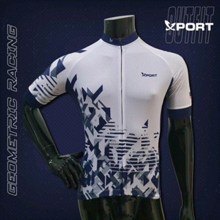 Xport PRO JERSEY Cycling Jersey Baju Basikal Jersi Basikal Race Cut Jersey Short Sleeve Jersey KL SELLER White Navy Shopee Malaysia